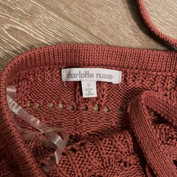 Charlotte Russe knit halter tank top size small - Picture 2 of 3